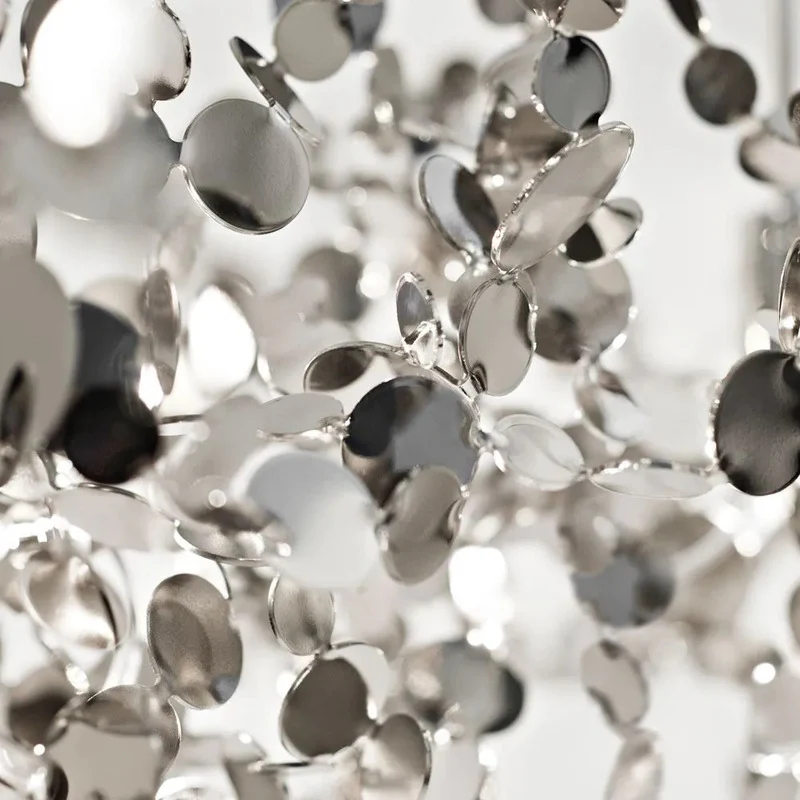 B-Ware Terzani Argent 4 Linear Pendant Pendelleuchte Edelstahl Hängelampe Beleuchtung
