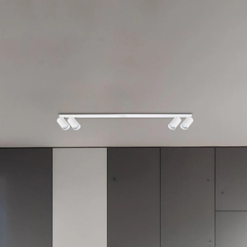 B-Ware Milagro Hero Deckenspot Deckenstrahler Spotlampe weiß 4-flg 120 cm Metall GU10