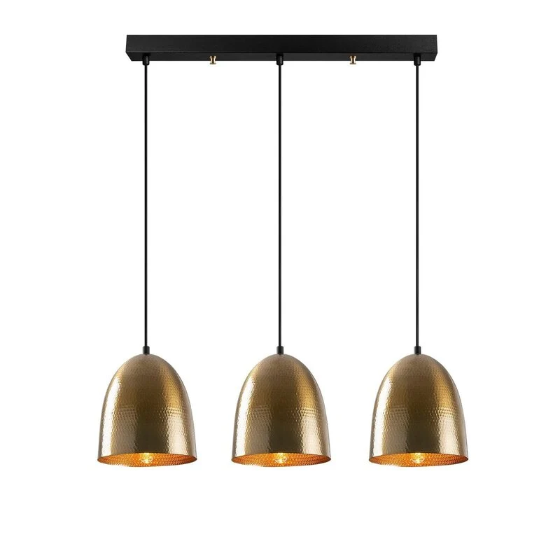 B-Ware Hängeleuchte Tattoo 6172 goldantik Metall 3-flammig lang Deckenlampe Lampe S50