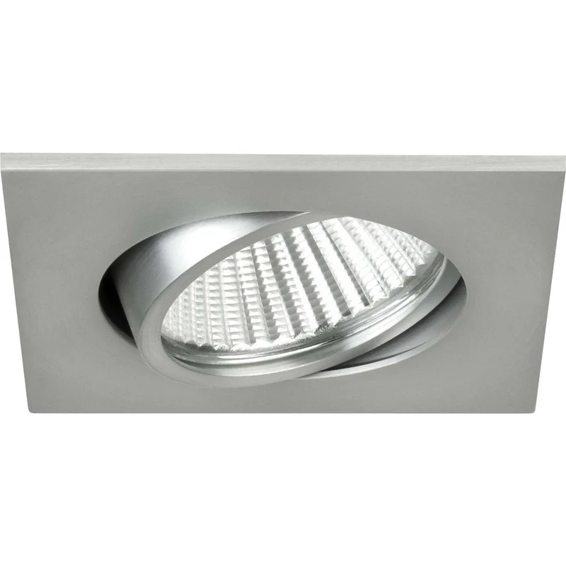 B-Ware Brumberg LED Einbaustrahler Deckenspot Einbauleuchte Aluminium quadratisch 2700K