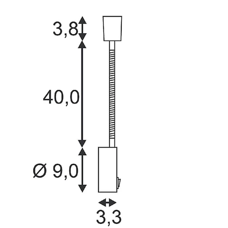 Dio Flaxe Plate Wandleuchte chrom GU10 max. 50W