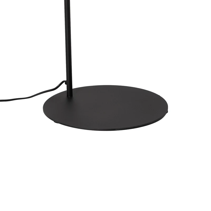 B-Ware Stehleuchte Lampe Nova Glas Metall schwarz weiß Wohnzimmer 155cm E14 LED Leuchte