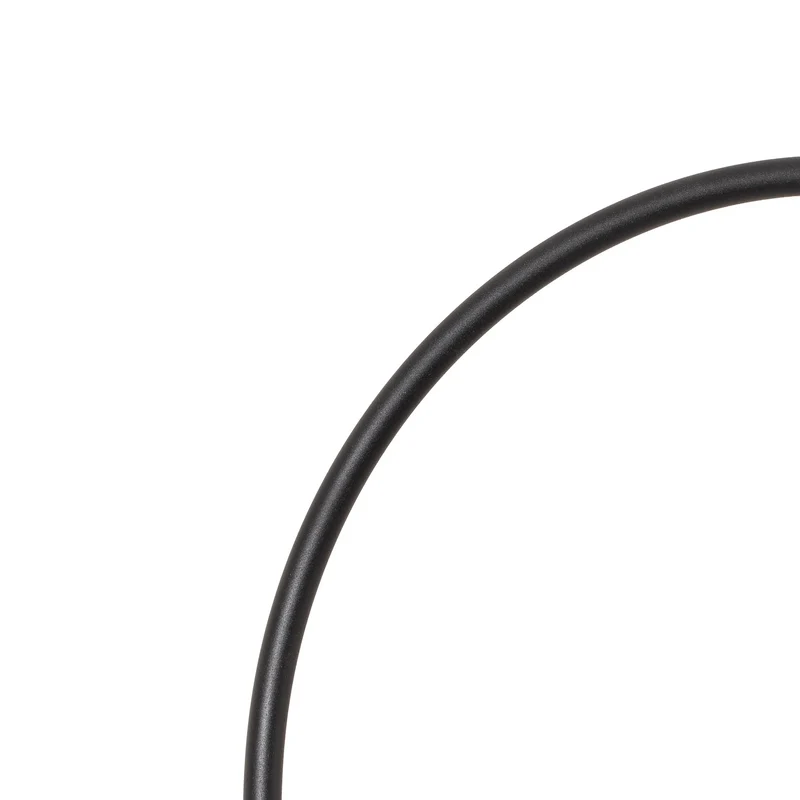 B-Ware Stehleuchte Lampe Nova Glas Metall schwarz weiß Wohnzimmer 155cm E14 LED Leuchte