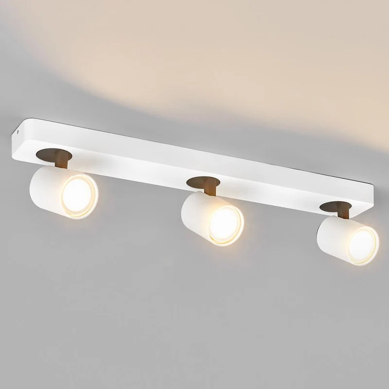 B-Ware Lindby LED-Strahler Deckenlampe Lampe Deckenstrahler Sean Dreiflammig GU10 Weiß