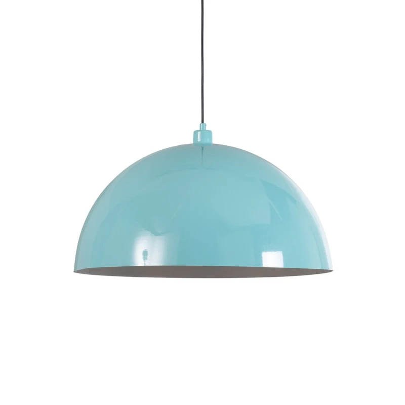 B-Ware Opviq Kure Hängeleuchte Pendelleuchte türkis Metall Ø 60 cm E27 Esszimmerlampe