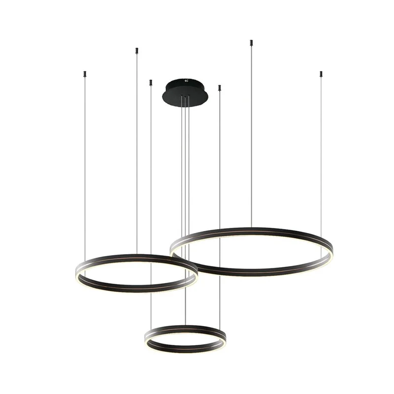 B-Ware Milagro Lighting Hängeleuchte Pendelleuchte Gravity Metall schwarz Lampe
