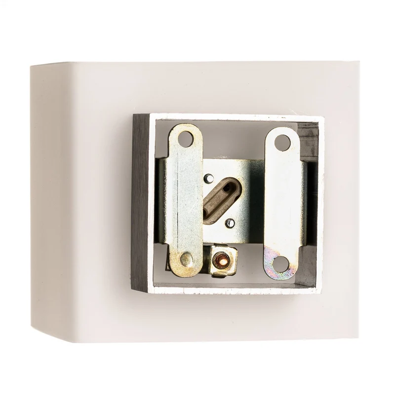 B-Ware Casablanca Cube blendgeschützte Wandleuchte weiß grau dimmbar G9 48W IP20