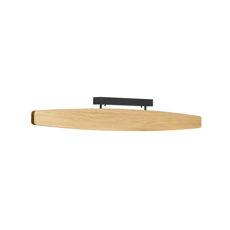 B-Ware Rothfels Deckenleuchte Deckenlampe LED Eiche Persida Handarbeit warmweiß 118 cm
