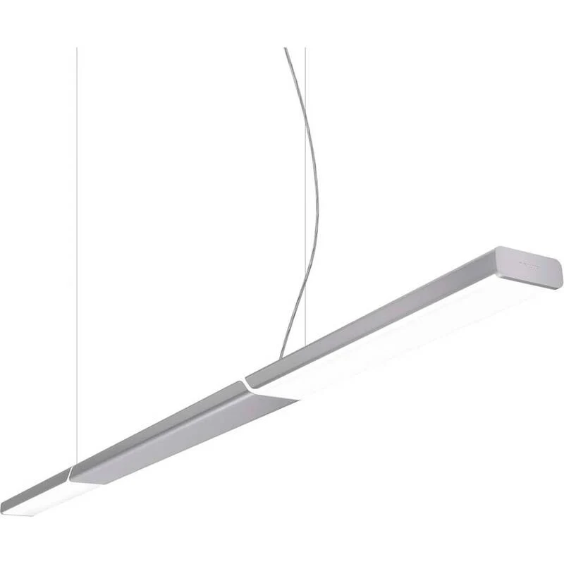 B-Ware Trilux LED Pendelleuchte Hängeleuchte Deckenleuchte Esszimmer Lampe Weiß Stahl