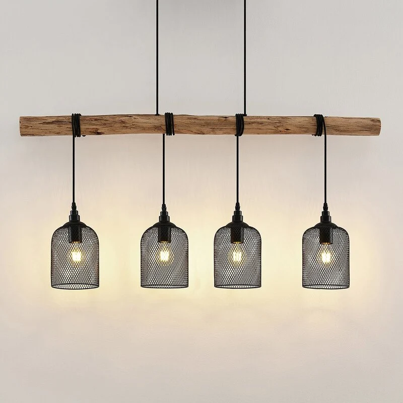 B-Ware Lindby Elrond Hängeleuchte Deckenlampe Pendelleuchte Lampe Leuchte E27 4-flammig