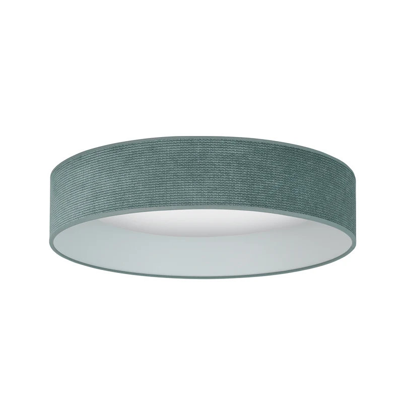 B-Ware DUOLLA Deckenleuchte Plafond Lampe LED mintgrün Stoff Cord Fernbedienung231