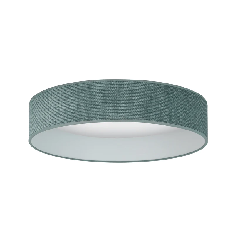 B-Ware DUOLLA Deckenleuchte Plafond Lampe LED mintgrün Stoff Cord Fernbedienung231
