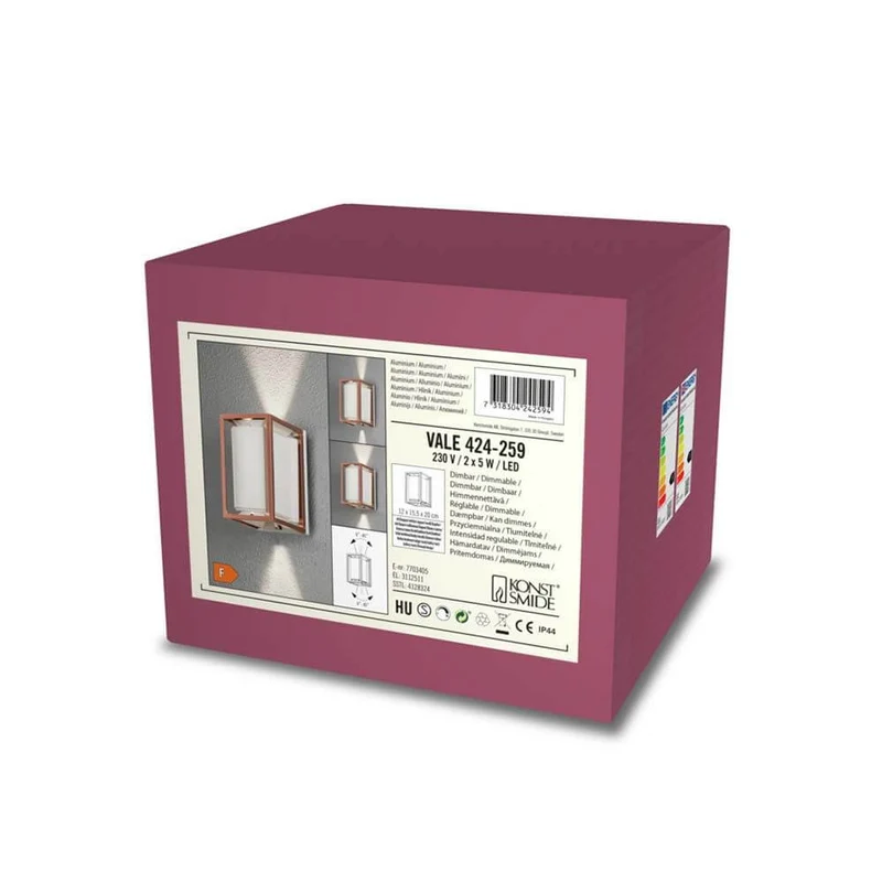 Vale LED Außen Wandleuchte Up & Downlight