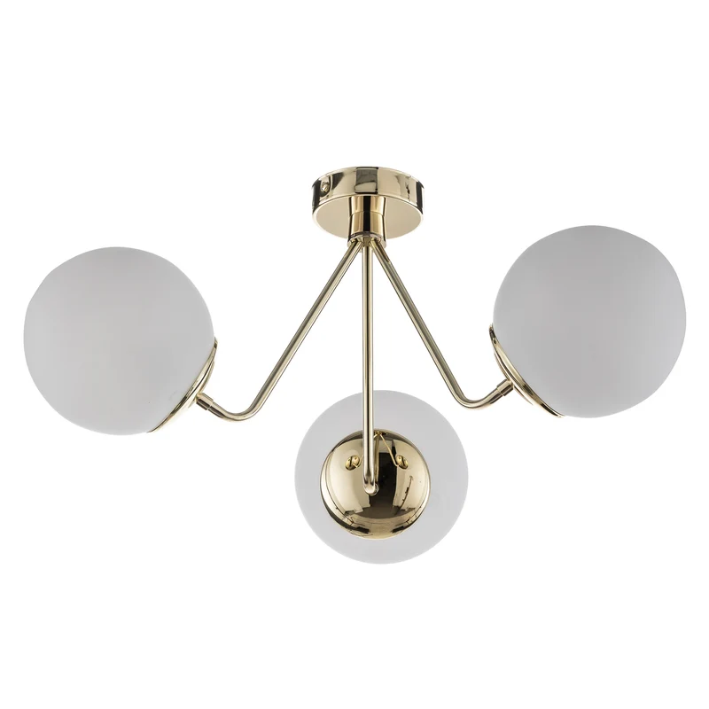 B-Ware Euluna Deckenlampe Deckenlampe Lampe Leuchte hängend Tuse dreiflammig messing