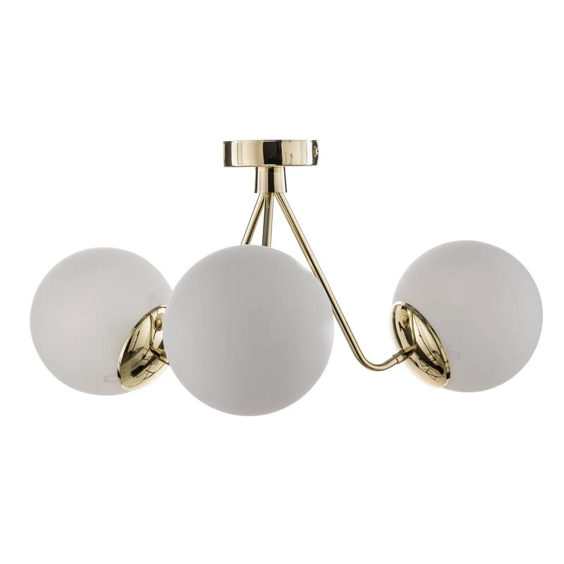 B-Ware Euluna Deckenlampe Deckenlampe Lampe Leuchte hängend Tuse dreiflammig messing