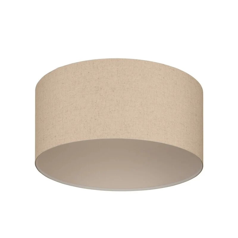 B-Ware Feniglia Deckenlampe Hängelampe Lampe Leinenschirm natur Wohnzimmer Beleuchtung