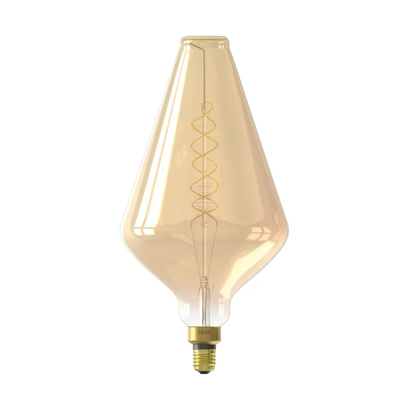 B-Ware Calex LED Lampe Glühbirne Vienna E27 Leuchtmittel dimmbar 2200K gold Glas