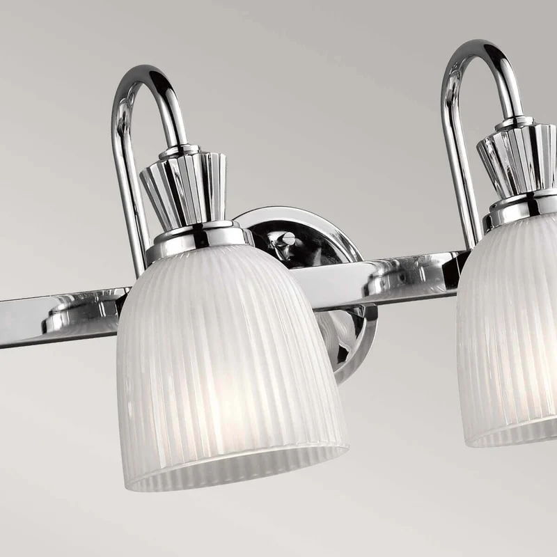 B-Ware KICHLER LED-Wandleuchte Cora Badleuchte Wandleuchte Leuchte fürs Bad 4-fl chrom