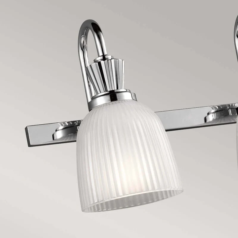 B-Ware KICHLER LED-Wandleuchte Cora Badleuchte Wandleuchte Leuchte fürs Bad 4-fl chrom