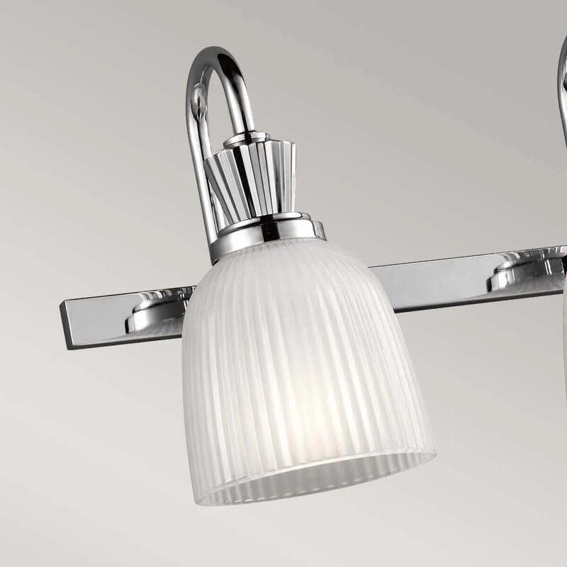 B-Ware KICHLER LED-Wandleuchte Cora Badleuchte Wandleuchte Leuchte fürs Bad 4-fl chrom