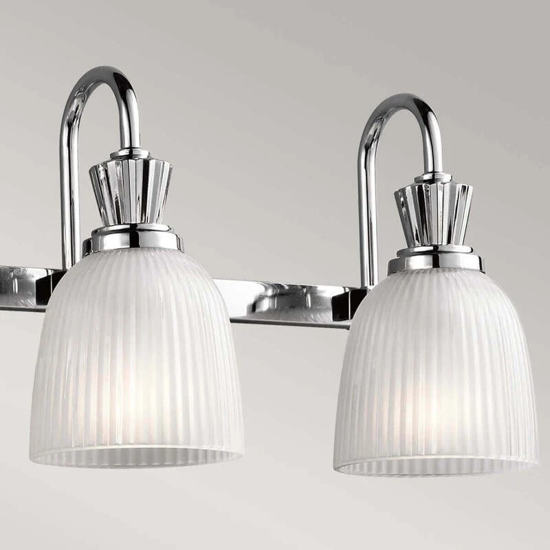 B-Ware KICHLER LED-Wandleuchte Cora Badleuchte Wandleuchte Leuchte fürs Bad 4-fl chrom