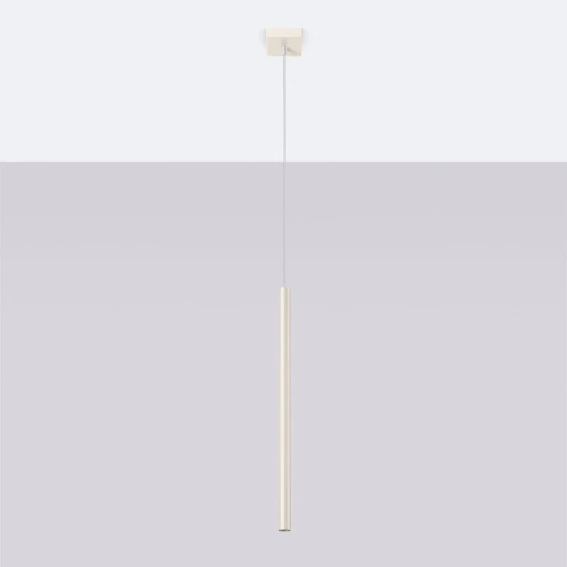 B-Ware Pastelo Hängelampe Pendelleuchte Lampe beige 2 cm Stahl 3 flg