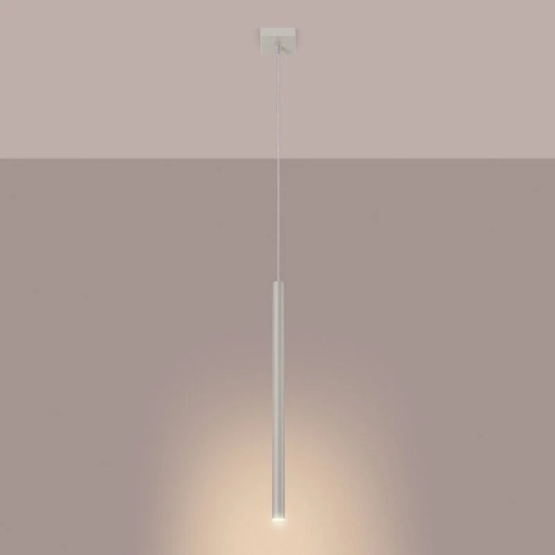 B-Ware Pastelo Hängelampe Pendelleuchte Lampe beige 2 cm Stahl 3 flg