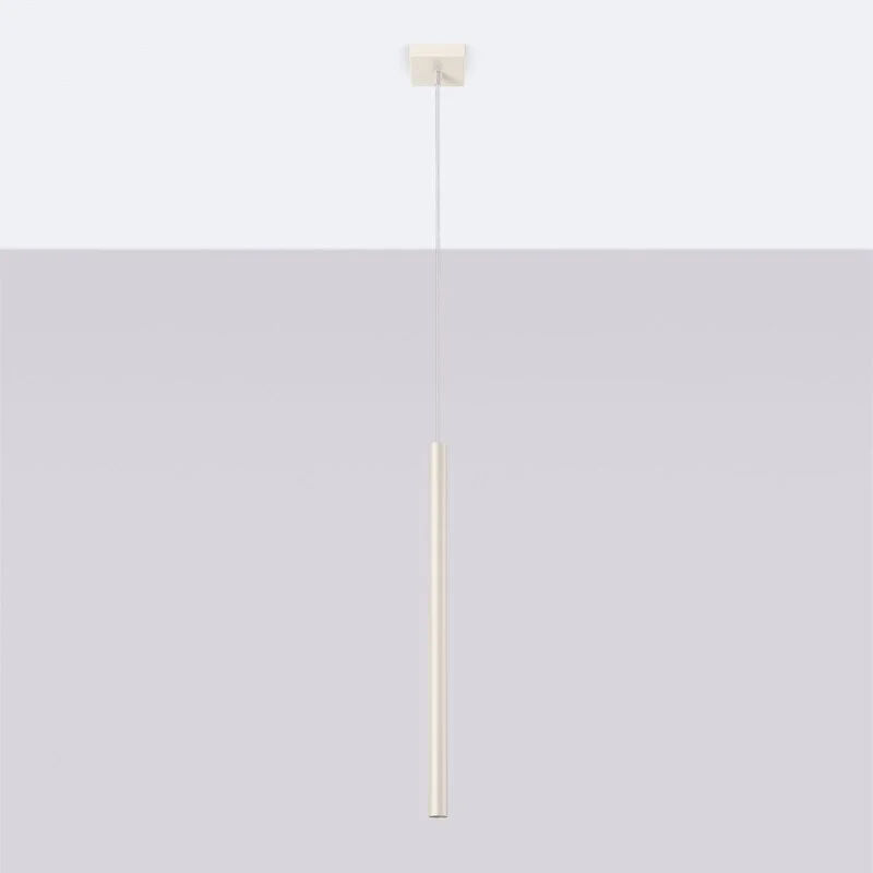B-Ware Pastelo Hängelampe Pendelleuchte Lampe beige 2 cm Stahl 3 flg