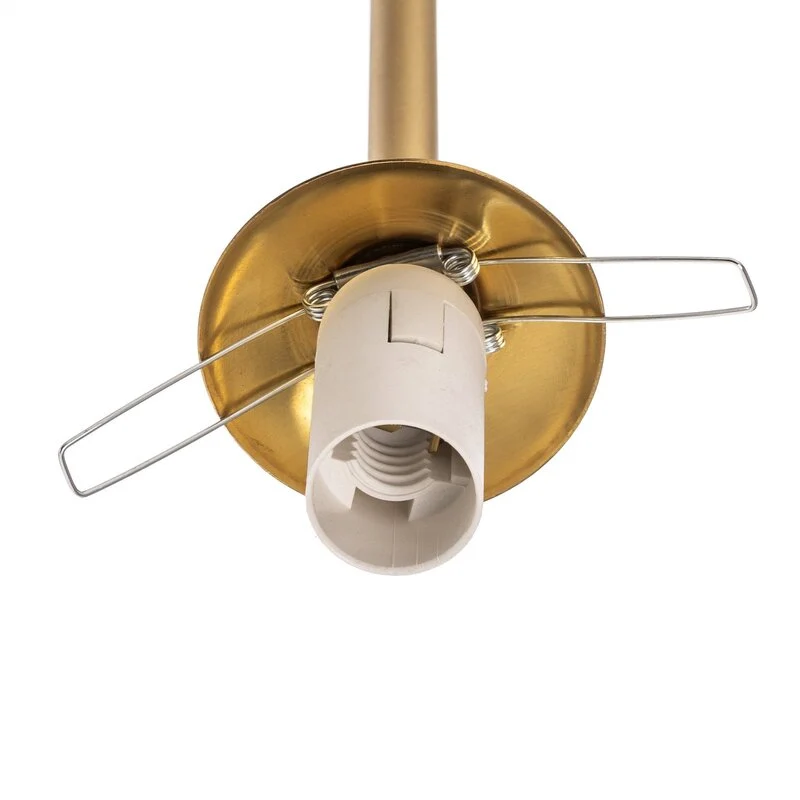 B-Ware ALDEX Wandleuchte Lampe Alison messing weiß 2-flammig Glas Metall 89cm Leuchte