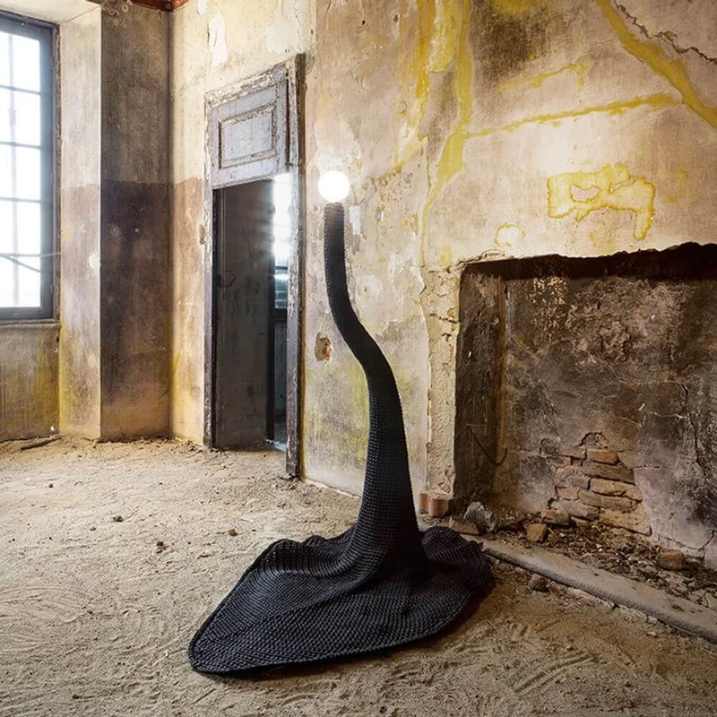 Penelope Stehlampe Stoffmantel 130x80cm