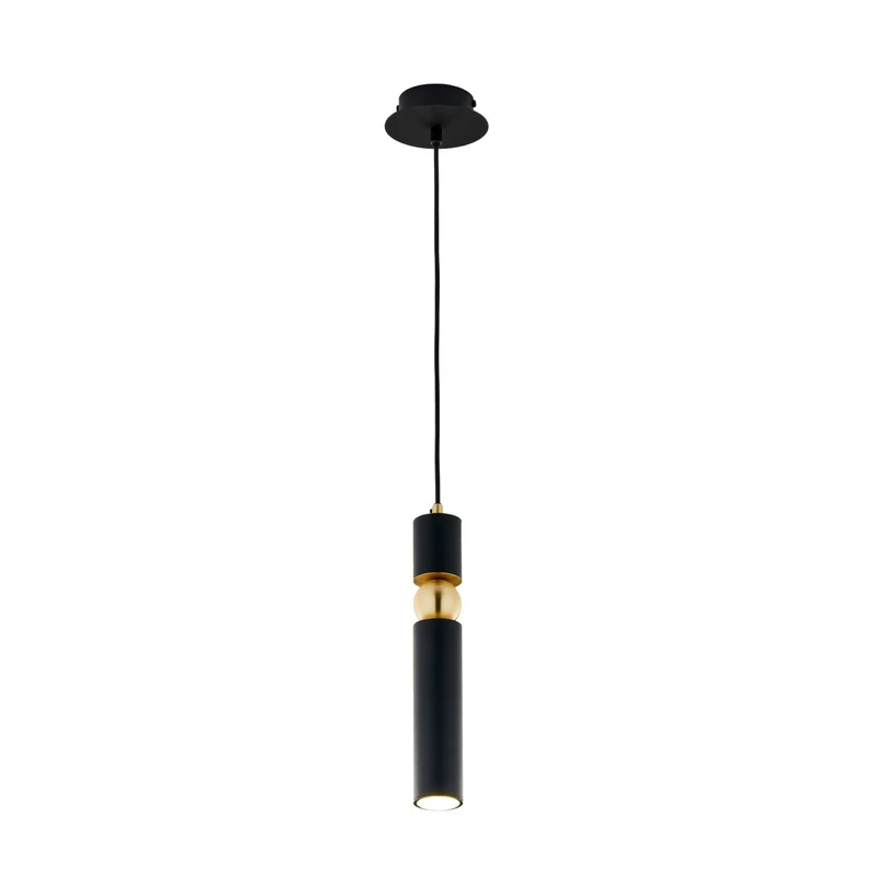 B-Ware Alas Hängeleuchte Pendelleuchte schwarz Metall Abhängung 135 cm GU10