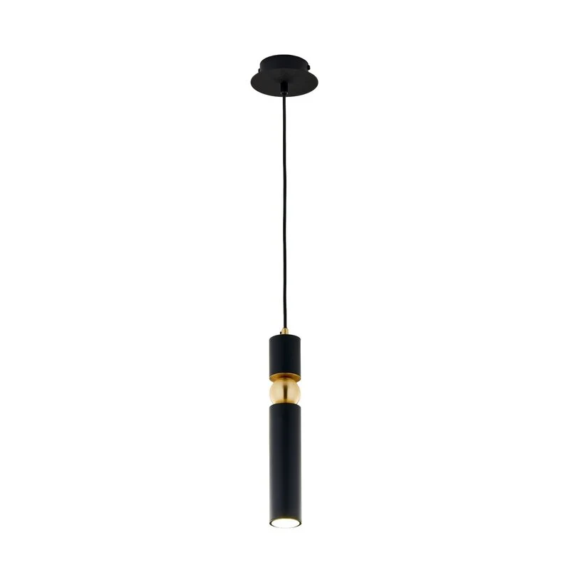B-Ware Alas Hängeleuchte Pendelleuchte schwarz Metall Abhängung 135 cm GU10