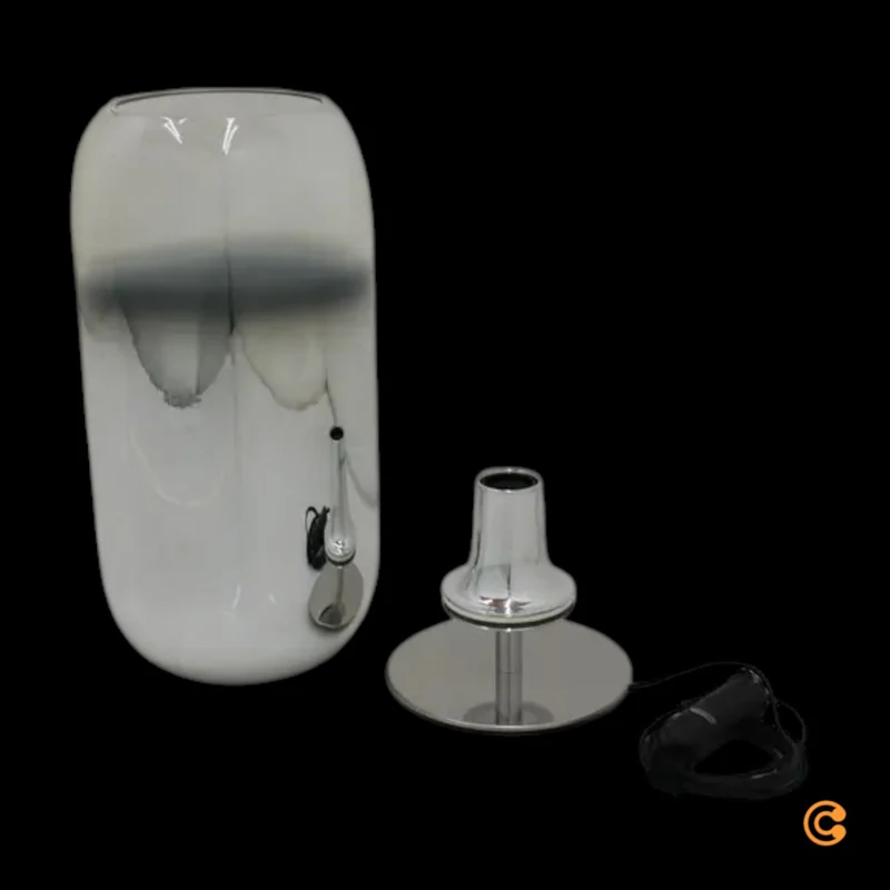 B-Ware Artemide Gople Tischlampe silber/silber Tischlampe Lampe Leuchte 20W LED 230V