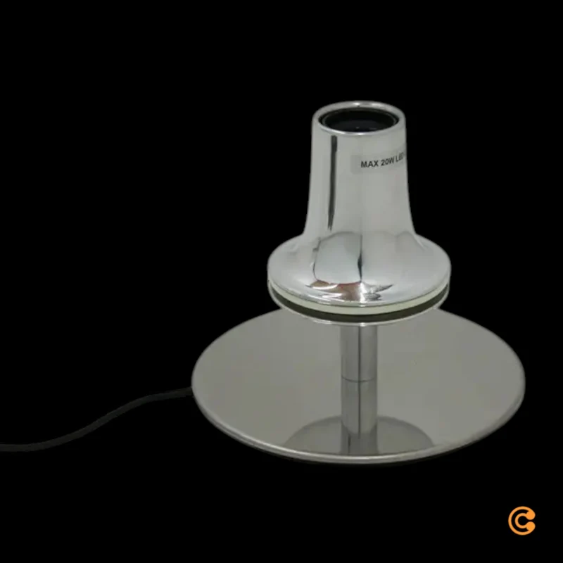 B-Ware Artemide Gople Tischlampe silber/silber Tischlampe Lampe Leuchte 20W LED 230V