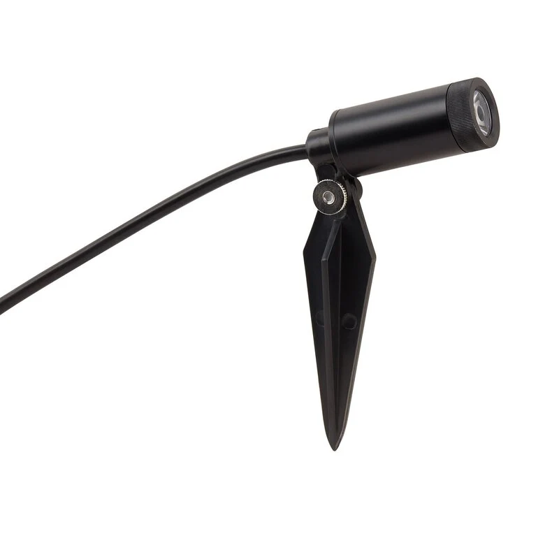 B-Ware Lindby Erdspießleuchte Gartenleuchte LED Außenlampe schwarz Aluminium Set