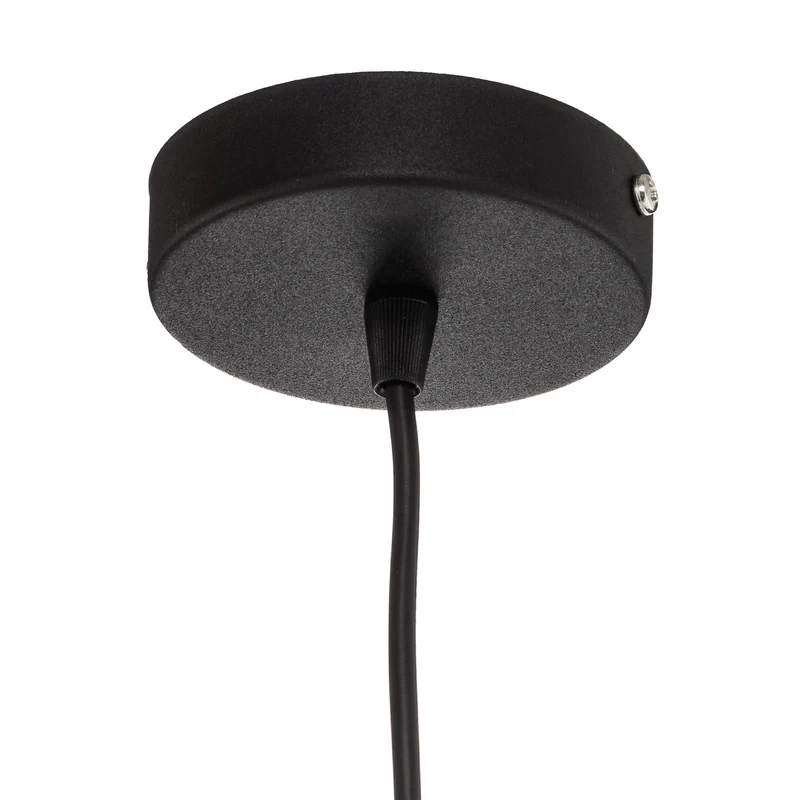 B-Ware HELAM Dali Hängeleuchte Pendelleuchte Lampe einflammig Schwarz Eisen E27 Leuc564