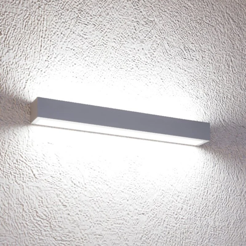 B-Ware Mera LED Wandleuchte Leuchte Wandlampe 4000K Aluminium Breite 40cm