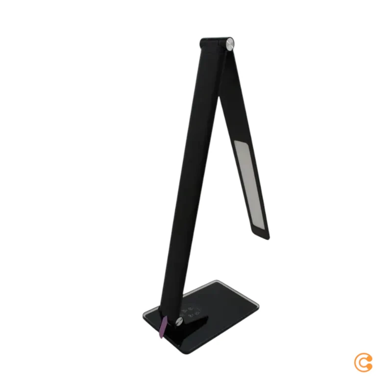 C-Ware Aluminor Schreibtischleuchte Tischlampe LED Starglass Glasfuß Schwarz623