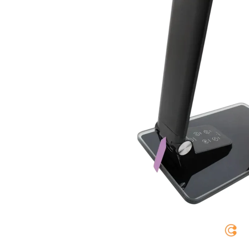 C-Ware Aluminor Schreibtischleuchte Tischlampe LED Starglass Glasfuß Schwarz623
