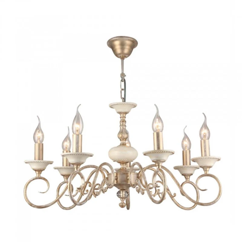 Perla Kronleuchter Creme, Gold