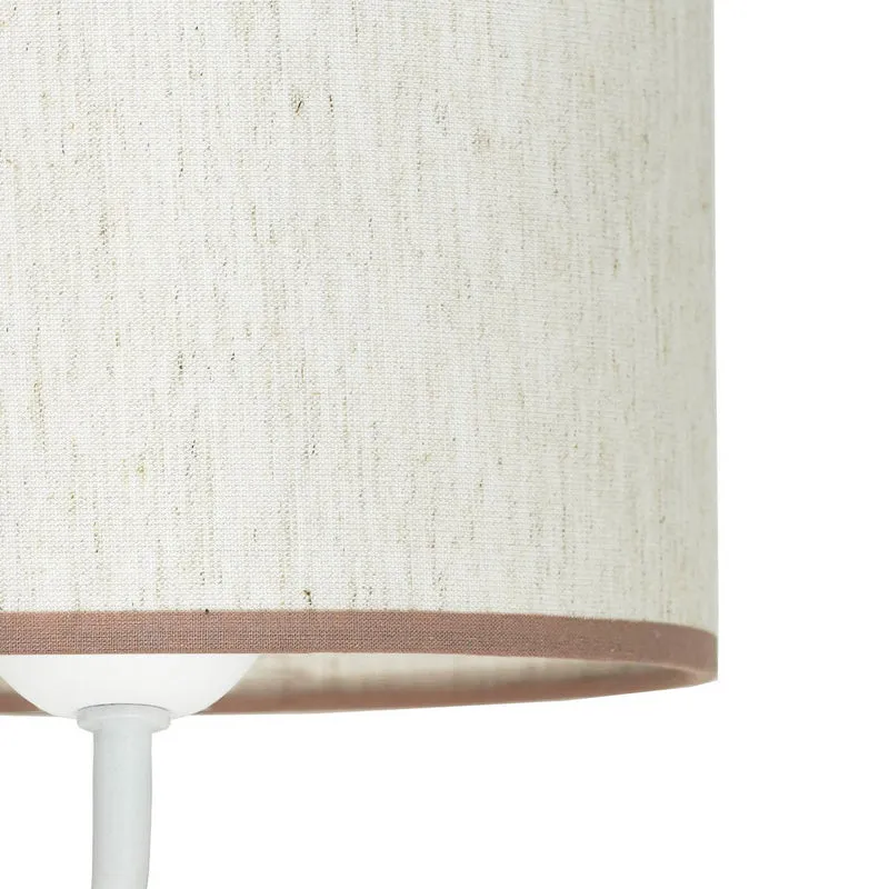 B-Ware Duolla Wandleuchte Lampe Roller Wandlampe Licht Leselicht Baumwolle rohweiß weiß