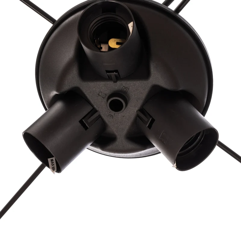 B-Ware TK Lighting Hängeleuchte Pendelleuchte Harmony Lampe schwarz Jute natur Ø 50 cm