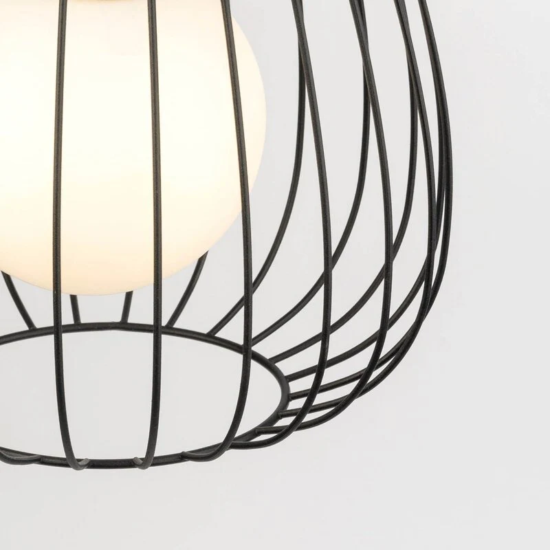 B-Ware SIGMA Hängeleuchte Pendellampe Esszimmerlampe schwarz gold weiß 2flg modern