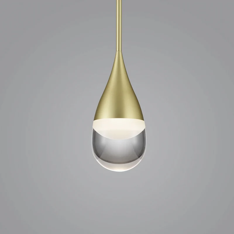 B-Ware Helestra Hängeleuchte Pendelleuchte LED gold matt Glas Aluminium transparent