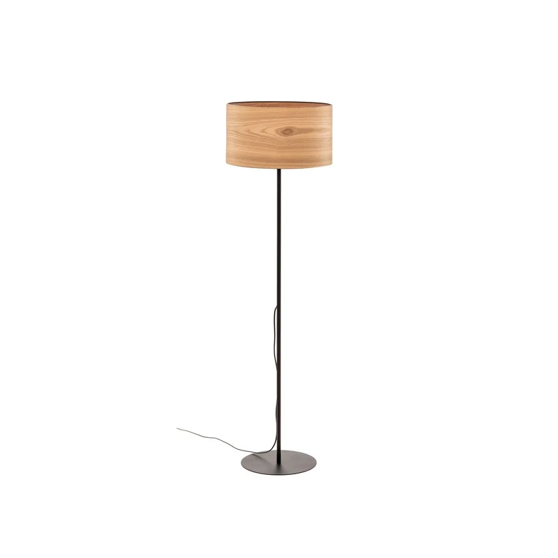 B-Ware Envostar Veneer Stehleuchte Standlampe Standleuchte Lampe E27 kernholz esche