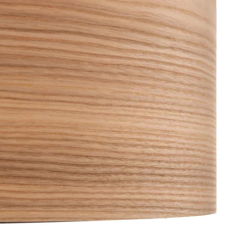 B-Ware Envostar Veneer Stehleuchte Standlampe Standleuchte Lampe E27 kernholz esche