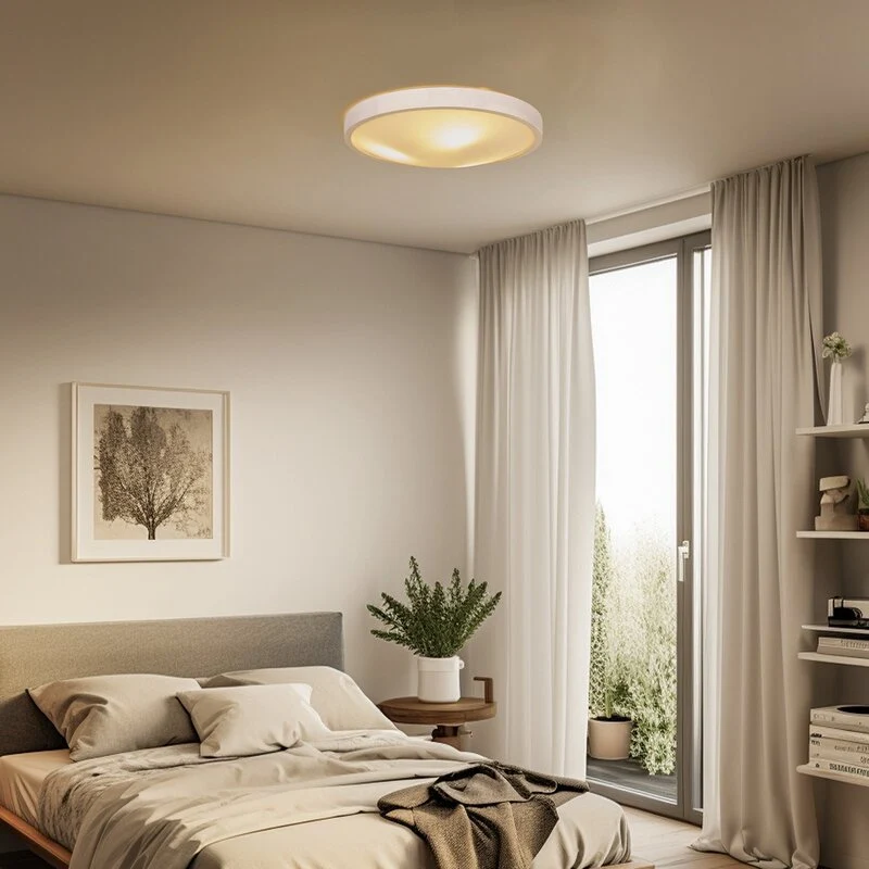 B-Ware Envostar Kris Deckenleuchte Lampe LED Decke Ø 47,5 cm weiß Modernes Licht Deko