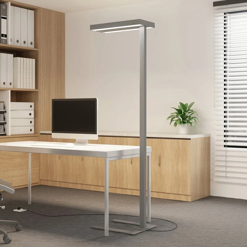 B-Ware Arcchio Stehleuchte Standlampe LED Logan Sensor Dimmer silber universalweiß