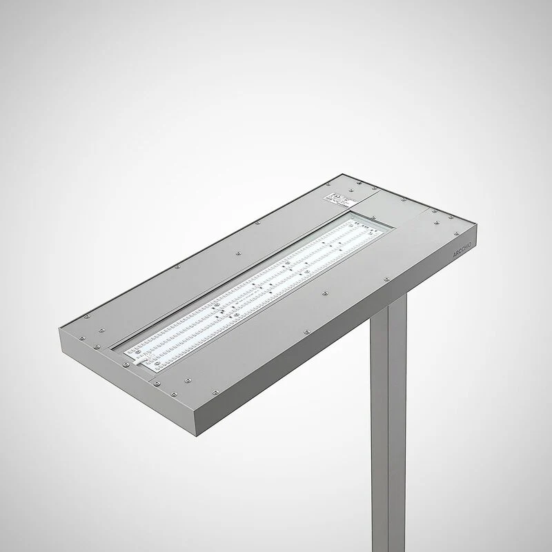 B-Ware Arcchio Stehleuchte Standlampe LED Logan Sensor Dimmer silber universalweiß