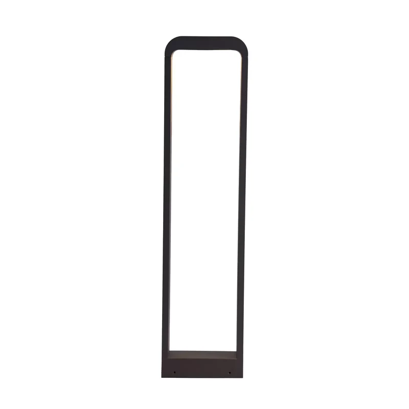 B-Ware Lindby Wegeleuchte Außenleuchte LED Wegelampe dunkelgrau Aluminium Emima 80 cm